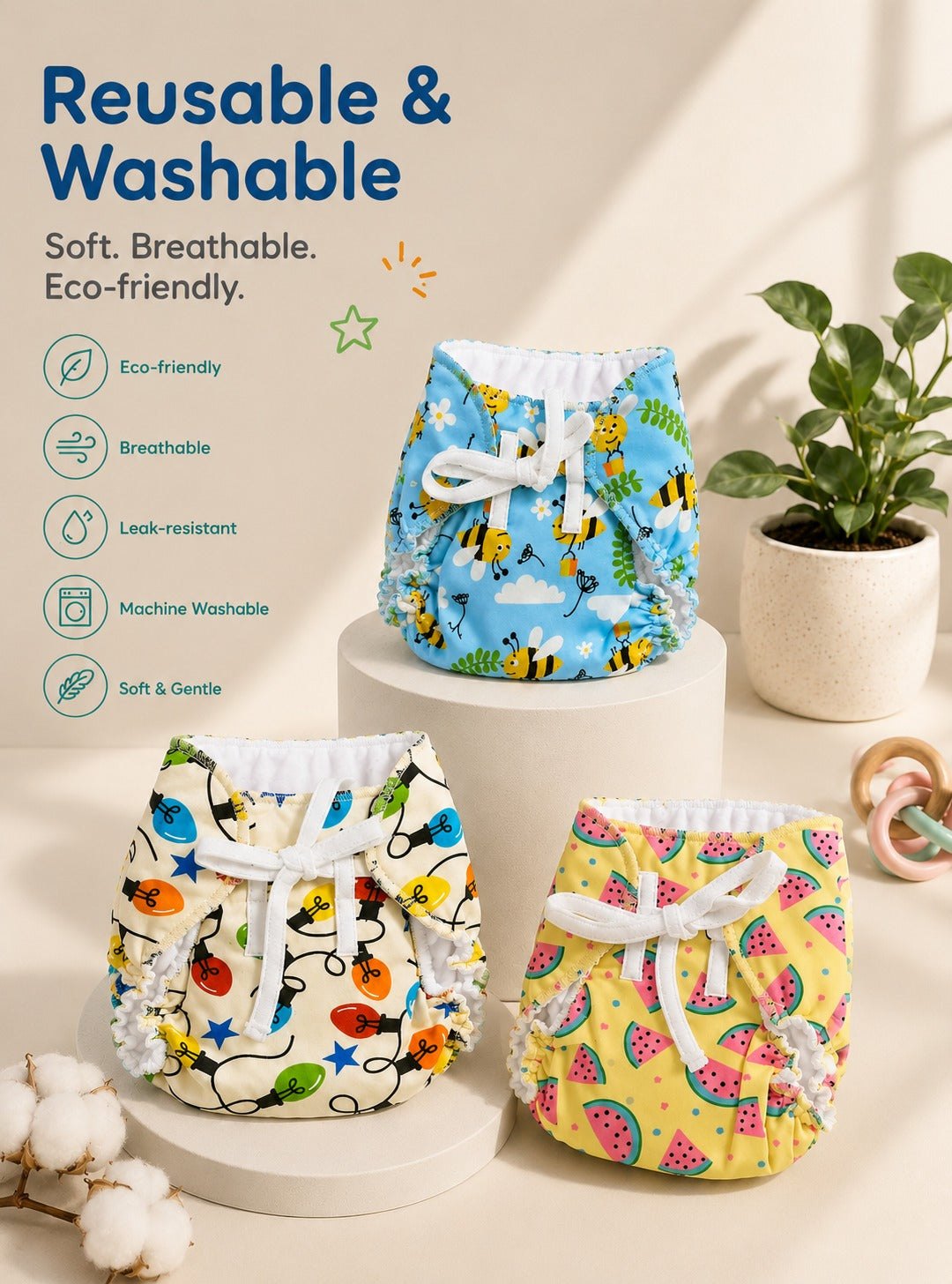 3pc Printed Langot