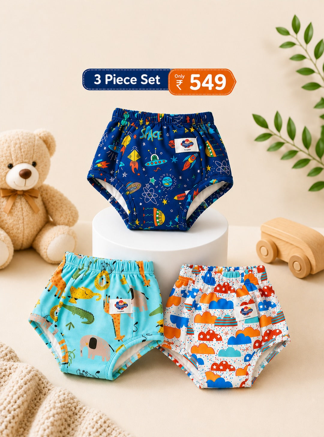 3 pc @ 549 Cloth Diapers