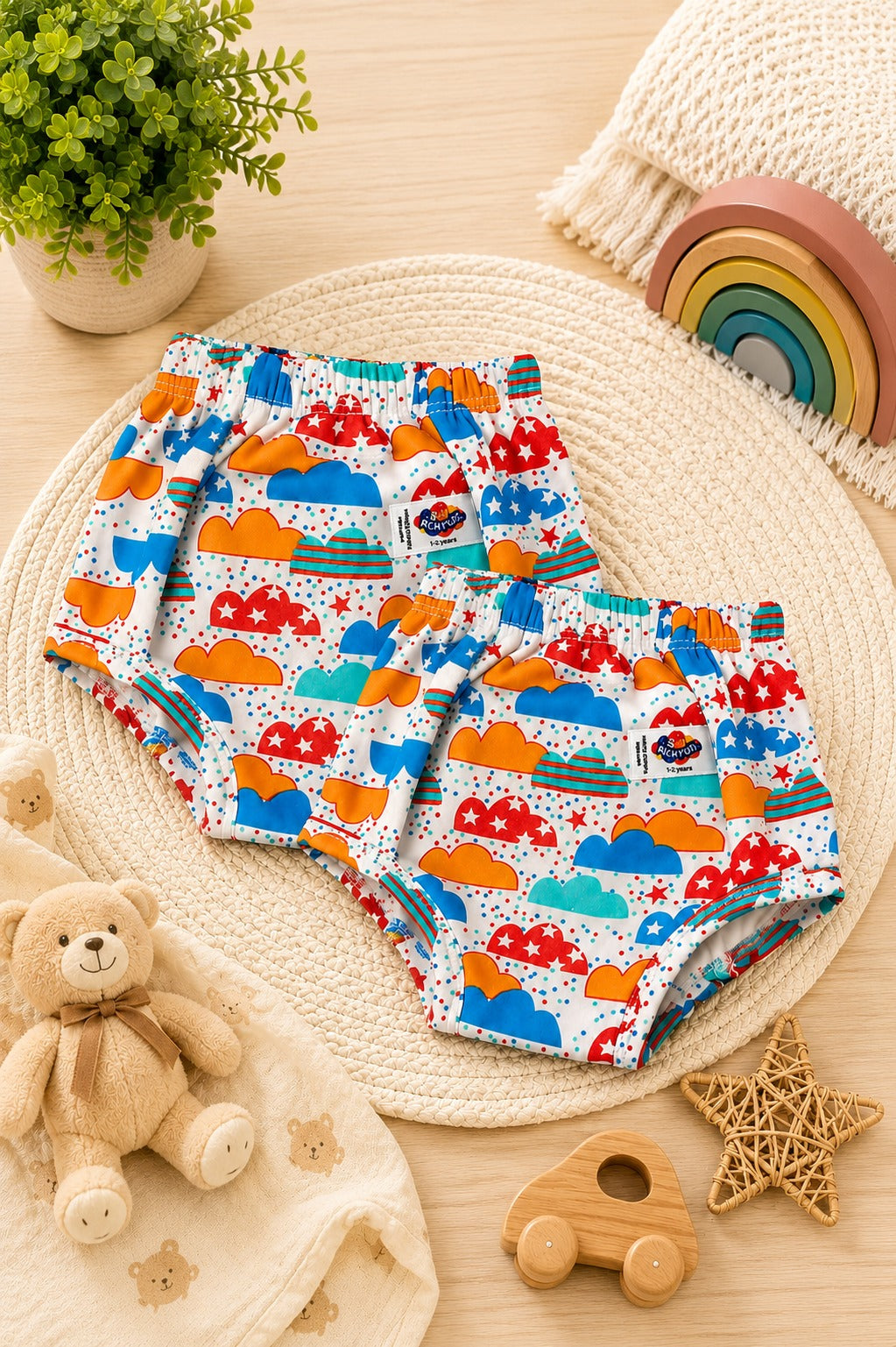 Printed Reusable cloth Diapers