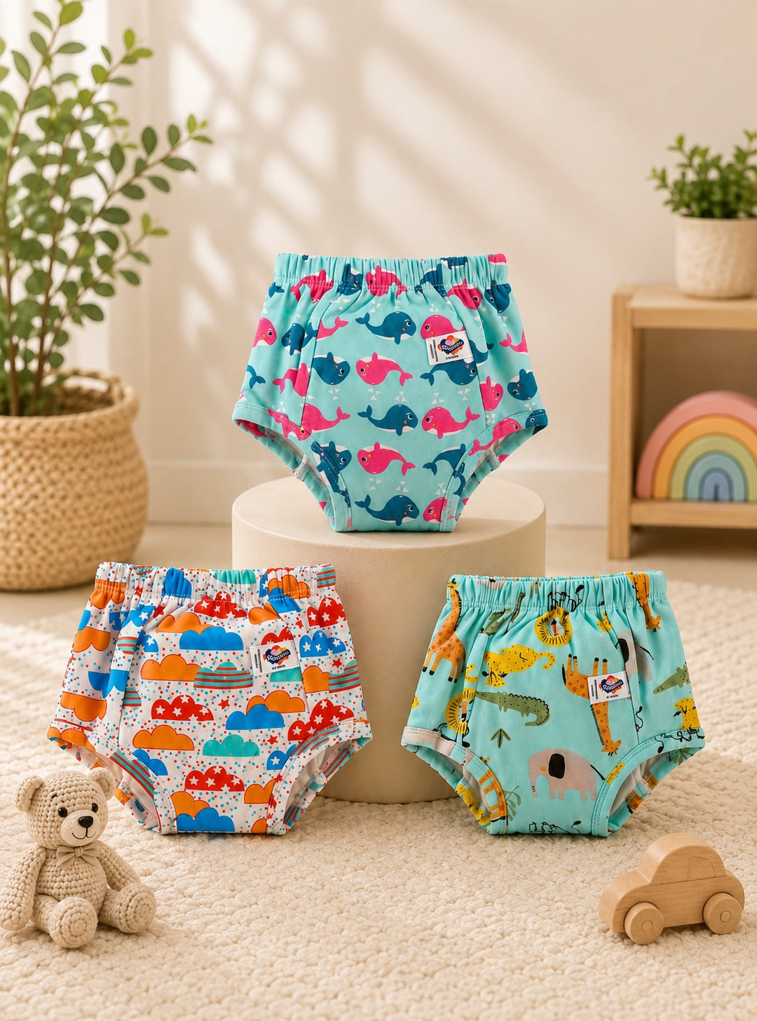 3 pc Reusable cloth Diapers
